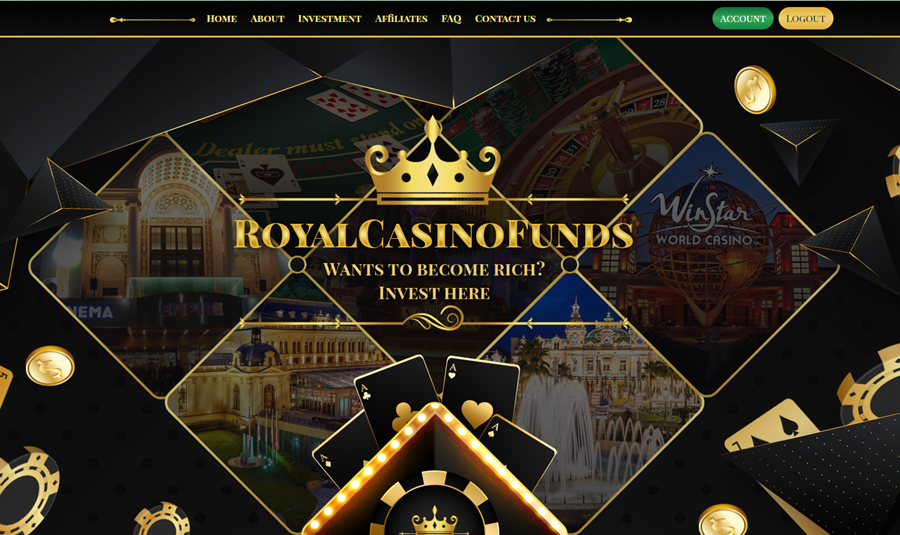 Royalcasinofunds.com投资简介：每个工作日分红1-3%