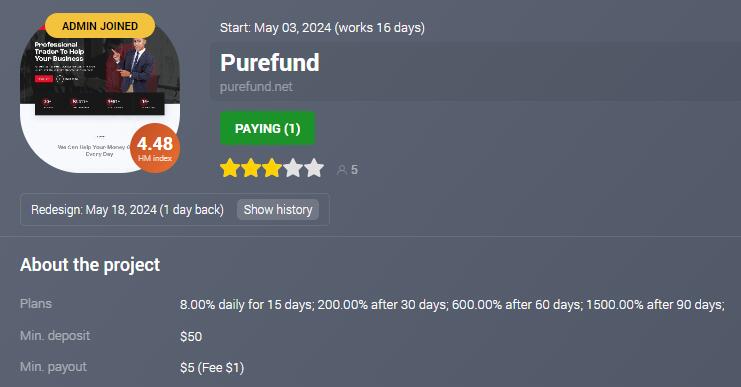 Purefund.net网络投资